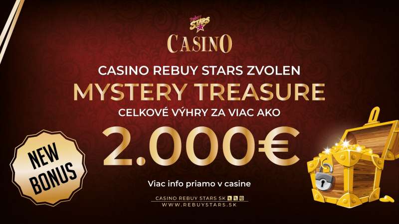 Mystery Treasure - Casino Rebuy Stars Zvolen