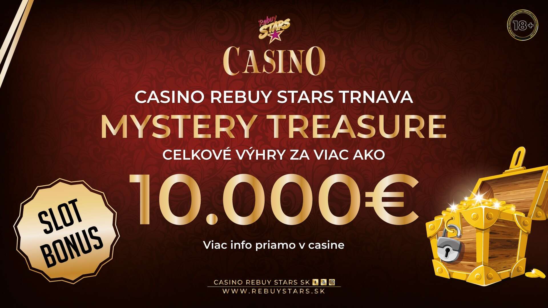 Mystery Treasure 5.000€ - CASINO TRNAVA