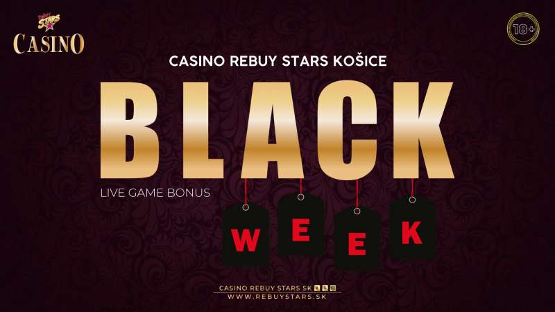 Black Week bonus – CASINO KOŠICE