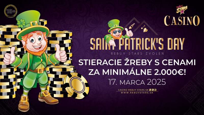 Saint Patrick's Day - CASINO ZVOLEN